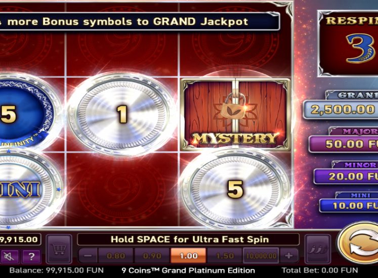 9 Coins Grand Platinum Edition Slot