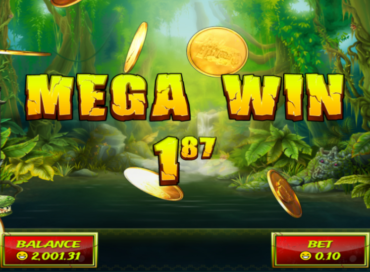 Crocodile Hunt slot Mega win