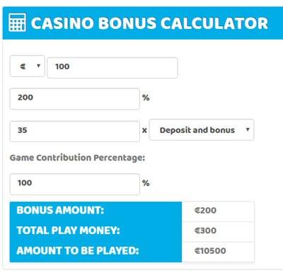 Casino bonus