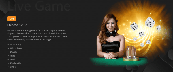 Sic Bo Live Oriental Game E