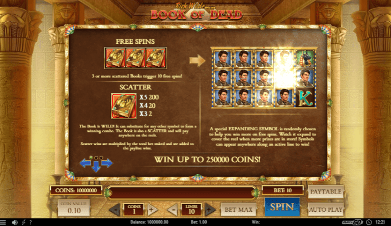 Book Of Dead Expanding Wild 768X444