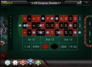 3d European Roulette 1x2gaming